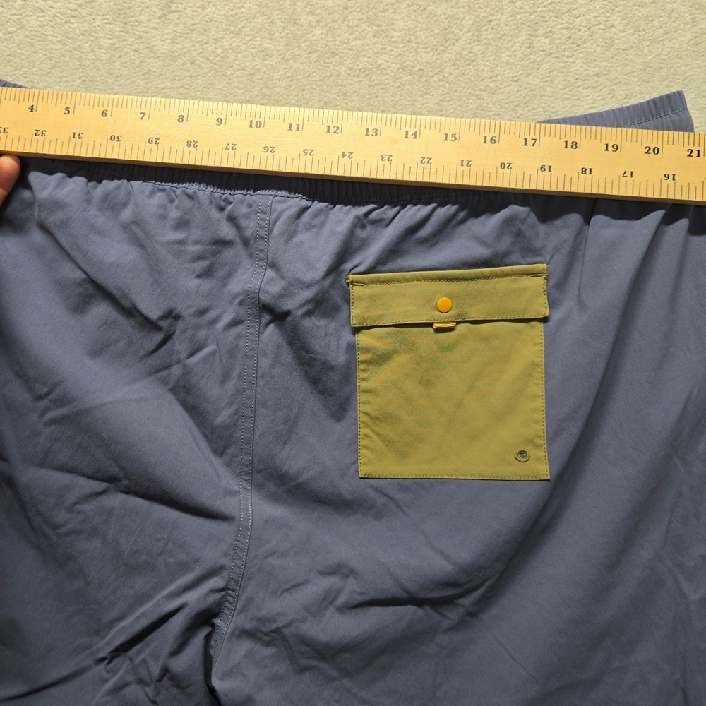 Cotopaxi Veza Adventure Shorts Mens Blue Grey Yellow Active Hiking 7in Inseam XL - Picture 5 of 7